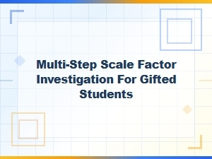 Exploring Multi-Step Scale Factor Puzzles