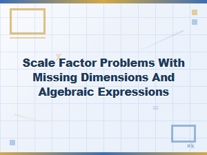 Solving Missing Dimensions with Algebraic Scale Factors