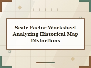 Analyzing Historical Maps Through Scale Factor Distortions