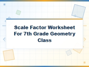 Understanding Scale Factor in Geometry